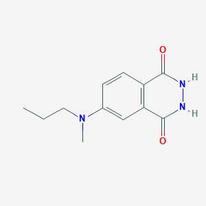 molecular formula C12H15N3O2 B3084219 6-[Methyl(propyl)amino]-2,3-dihydrophthalazine-1,4-dione CAS No. 1142211-12-8