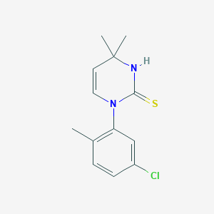 1-(5-Chloro-2-methylphenyl)-4,4-dimethyl-1,4-dihydropyrimidine-2-thiol