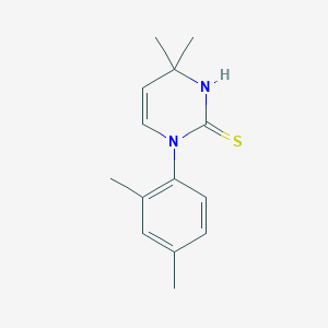 1-(2,4-Dimethylphenyl)-4,4-dimethyl-1,4-dihydropyrimidine-2-thiol