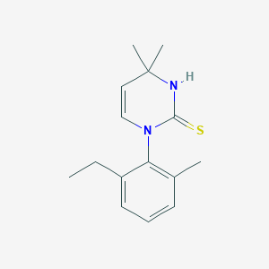 1-(2-Ethyl-6-methylphenyl)-4,4-dimethyl-1,4-dihydropyrimidine-2-thiol