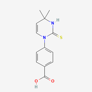 4-(2-mercapto-4,4-dimethylpyrimidin-1(4H)-yl)benzoic acid