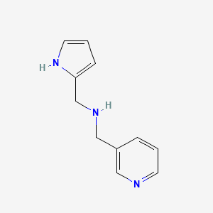 molecular formula C11H13N3 B3084612 (吡啶-3-基甲基)(1H-吡咯-2-基甲基)胺 CAS No. 1142214-29-6