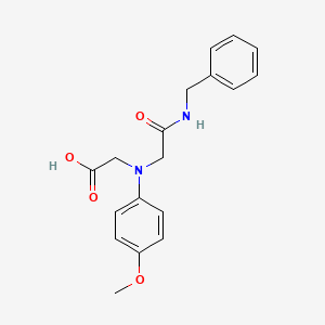 [[2-(Benzylamino)-2-oxoethyl](4-methoxyphenyl)-amino]acetic acid