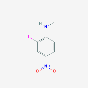 molecular formula C7H7IN2O2 B3084775 2-iodo-N-methyl-4-nitroaniline CAS No. 114274-12-3