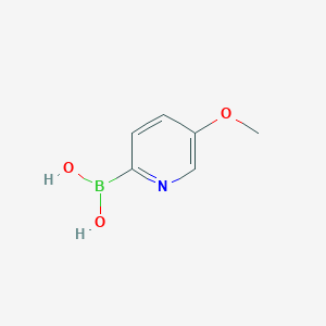 molecular formula C6H8BNO3 B3084798 5-甲氧基吡啶-2-硼酸 CAS No. 1142944-78-2