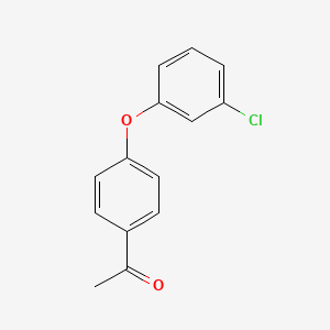 1-[4-(3-Chlorophenoxy)phenyl]ethanone