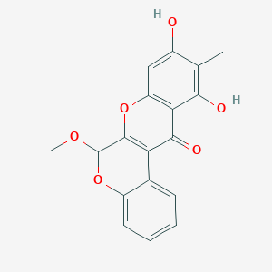 molecular formula C18H14O6 B3084895 boeravinone A CAS No. 114567-33-8