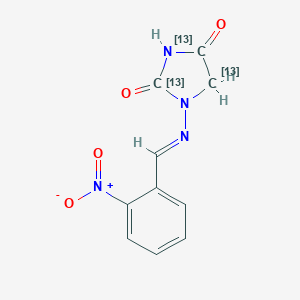 molecular formula C10H8N4O4 B030849 NP-Ahd-13C3 CAS No. 957493-95-7