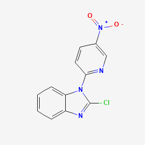 2-Chloro-1-(5-nitropyridin-2-yl)-1H-benzo[d]imidazole