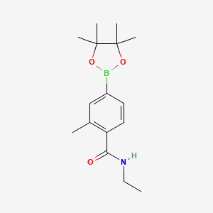 N-ethyl-2-methyl-4-(4,4,5,5-tetramethyl-1,3,2-dioxaborolan-2-yl)benzamide