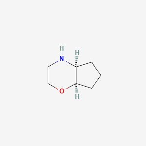 molecular formula C7H13NO B3084969 (4aS,7aR)-Octahydrocyclopenta[b]morpholine CAS No. 1147181-72-3