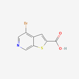 molecular formula C8H4BrNO2S B3085089 4-Bromothieno[2,3-c]pyridine-2-carboxylic acid CAS No. 1151512-25-2