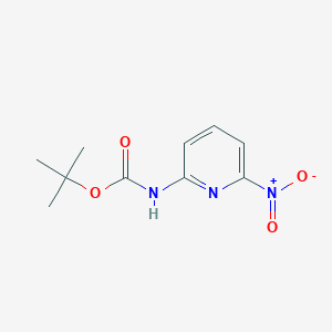 molecular formula C10H13N3O4 B3085130 tert-Butyl (6-nitropyridin-2-yl)carbamate CAS No. 1152428-59-5