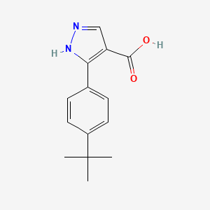 5-(4-tert-butylphenyl)-1H-pyrazole-4-carboxylic acid