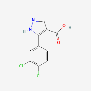 5-(3,4-dichlorophenyl)-1H-pyrazole-4-carboxylic acid