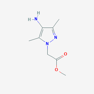 Methyl 2-(4-amino-3,5-dimethyl-1H-pyrazol-1-YL)acetate