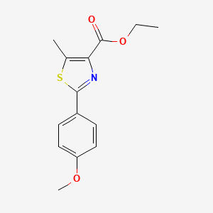 2-(4-Methoxyphenyl)-5-methylthiazole-4-carboxylic acid ethyl ester