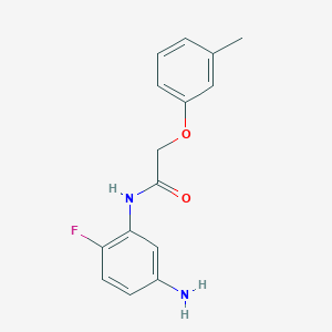 N-(5-Amino-2-fluorophenyl)-2-(3-methylphenoxy)-acetamide