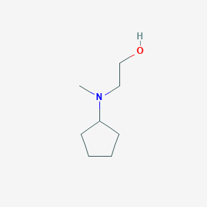molecular formula C8H17NO B3085314 2-[Cyclopentyl(methyl)amino]ethanol CAS No. 1153555-00-0