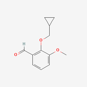 2-(Cyclopropylmethoxy)-3-methoxybenzaldehyde