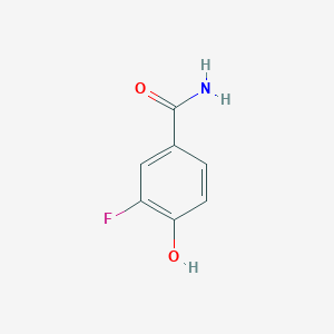 molecular formula C7H6FNO2 B3085413 3-Fluoro-4-hydroxybenzamide CAS No. 1155354-10-1