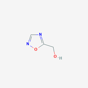 molecular formula C3H4N2O2 B3085420 1,2,4-Oxadiazol-5-ylmethanol CAS No. 1155532-93-6