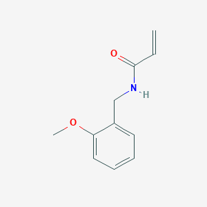 molecular formula C11H13NO2 B3085453 N-[(2-methoxyphenyl)methyl]prop-2-enamide CAS No. 1155978-96-3