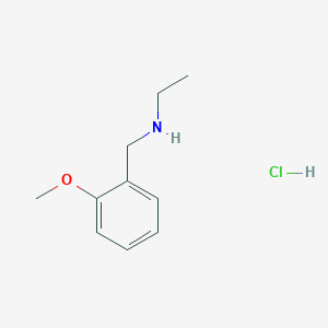 molecular formula C10H16ClNO B3085637 N-(2-Methoxybenzyl)ethanamine hydrochloride CAS No. 1158220-65-5