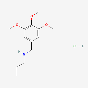 Propyl[(3,4,5-trimethoxyphenyl)methyl]amine hydrochloride