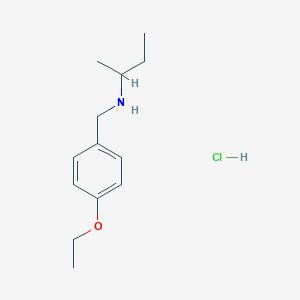 (Butan-2-yl)[(4-ethoxyphenyl)methyl]amine hydrochloride