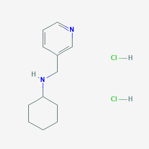 molecular formula C12H20Cl2N2 B3085777 N-(3-Pyridinylmethyl)cyclohexanamine dihydrochloride CAS No. 1158310-28-1