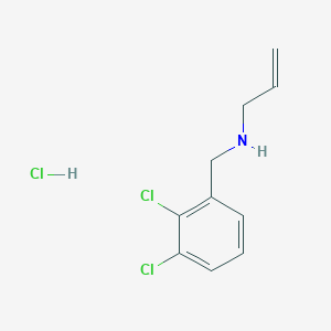 molecular formula C10H12Cl3N B3085819 [(2,3-二氯苯基)甲基](丙-2-烯-1-基)胺盐酸盐 CAS No. 1158321-11-9