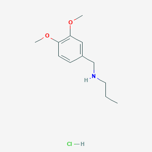 [(3,4-Dimethoxyphenyl)methyl](propyl)amine hydrochloride