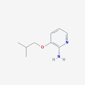 molecular formula C9H14N2O B3085869 3-(2-Methylpropoxy)pyridin-2-amine CAS No. 115835-70-6