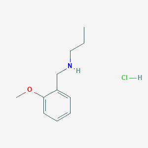 molecular formula C11H18ClNO B3085898 [(2-甲氧基苯基)甲基](丙基)胺盐酸盐 CAS No. 1158367-01-1