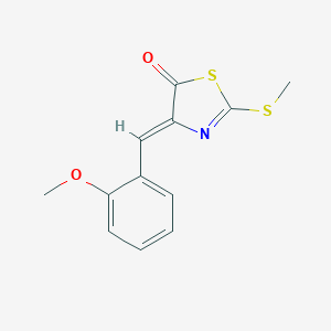 molecular formula C12H11NO2S2 B308605 4-(2-methoxybenzylidene)-2-(methylsulfanyl)-1,3-thiazol-5(4H)-one 