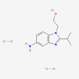 2-(5-Amino-2-isopropyl-benzoimidazol-1-yl)-ethanol dihydrochloride