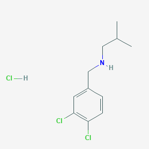 [(3,4-Dichlorophenyl)methyl](2-methylpropyl)amine hydrochloride