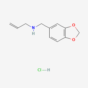 N-(1,3-Benzodioxol-5-ylmethyl)prop-2-en-1-amine hydrochloride