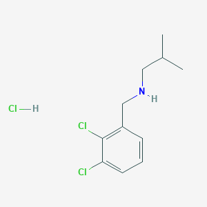 [(2,3-Dichlorophenyl)methyl](2-methylpropyl)amine hydrochloride