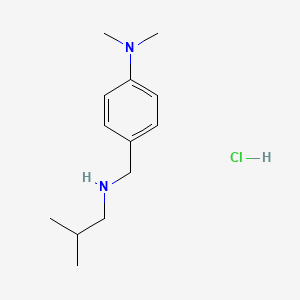 N,N-Dimethyl-4-{[(2-methylpropyl)amino]methyl}aniline hydrochloride