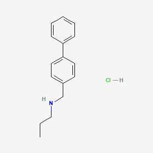 [(4-Phenylphenyl)methyl](propyl)amine hydrochloride