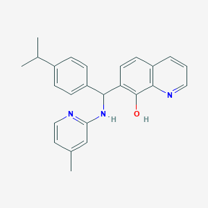7-{(4-Isopropylphenyl)[(4-methyl-2-pyridinyl)amino]methyl}-8-quinolinol