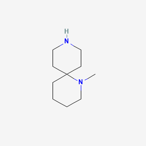 molecular formula C10H20N2 B3086357 1-Methyl-1,9-diazaspiro[5.5]undecane CAS No. 1158750-04-9