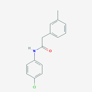 molecular formula C15H14ClNO B308640 N-(4-chlorophenyl)-2-(3-methylphenyl)acetamide 