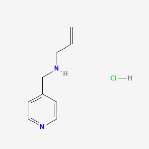 molecular formula C9H13ClN2 B3086414 N-(Pyridin-4-ylmethyl)prop-2-en-1-amine hydrochloride CAS No. 1158787-69-9
