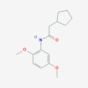 molecular formula C15H21NO3 B308647 2-cyclopentyl-N-(2,5-dimethoxyphenyl)acetamide 