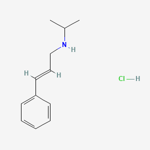 molecular formula C12H18ClN B3086506 [(2E)-3-苯基丙-2-烯-1-基](丙-2-基)胺盐酸盐 CAS No. 1159783-37-5