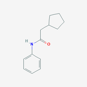 molecular formula C13H17NO B308653 2-cyclopentyl-N-phenylacetamide 