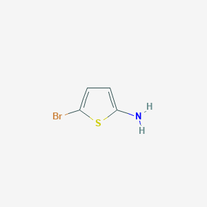 molecular formula C4H4BrNS B3086550 5-Bromothiophen-2-amine CAS No. 1159882-51-5